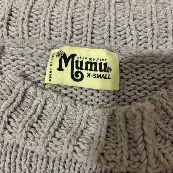 Show Me Your Mumu Woodsy Sweater in Sunset Stripe XS - Picture 5 of 6